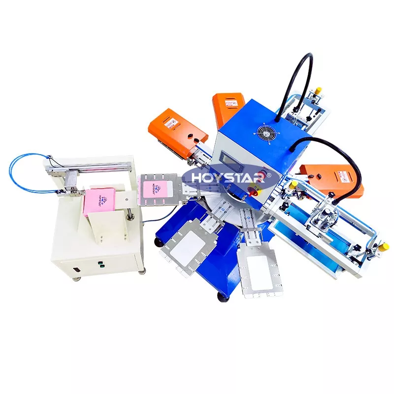 Automatic 2 Colores Sudarium Screen Printing Machina