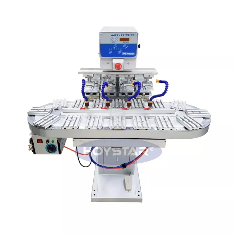 Magnitudo quattuor color metus Printer Cum Conveyor