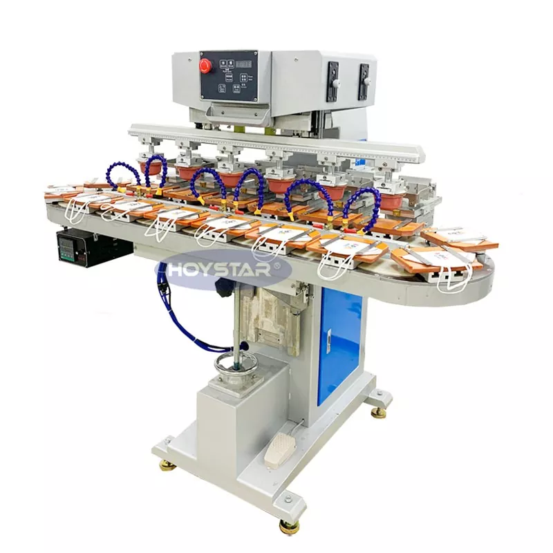 Sex Color Pad Printer Cum Conveyor Worktable
